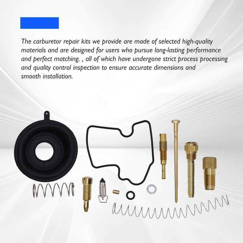 OXCANO 2 PACK Carburetor Carb Rebuild Repair Kits with Diaphragm Compatible with Kawasaki Brute Force 650 KVF650D 4x4 2005-2013, Brute Force 650 KVF650E 4x4 2005-2009, Prairie 650 KVF650A KVF650B - Image 3